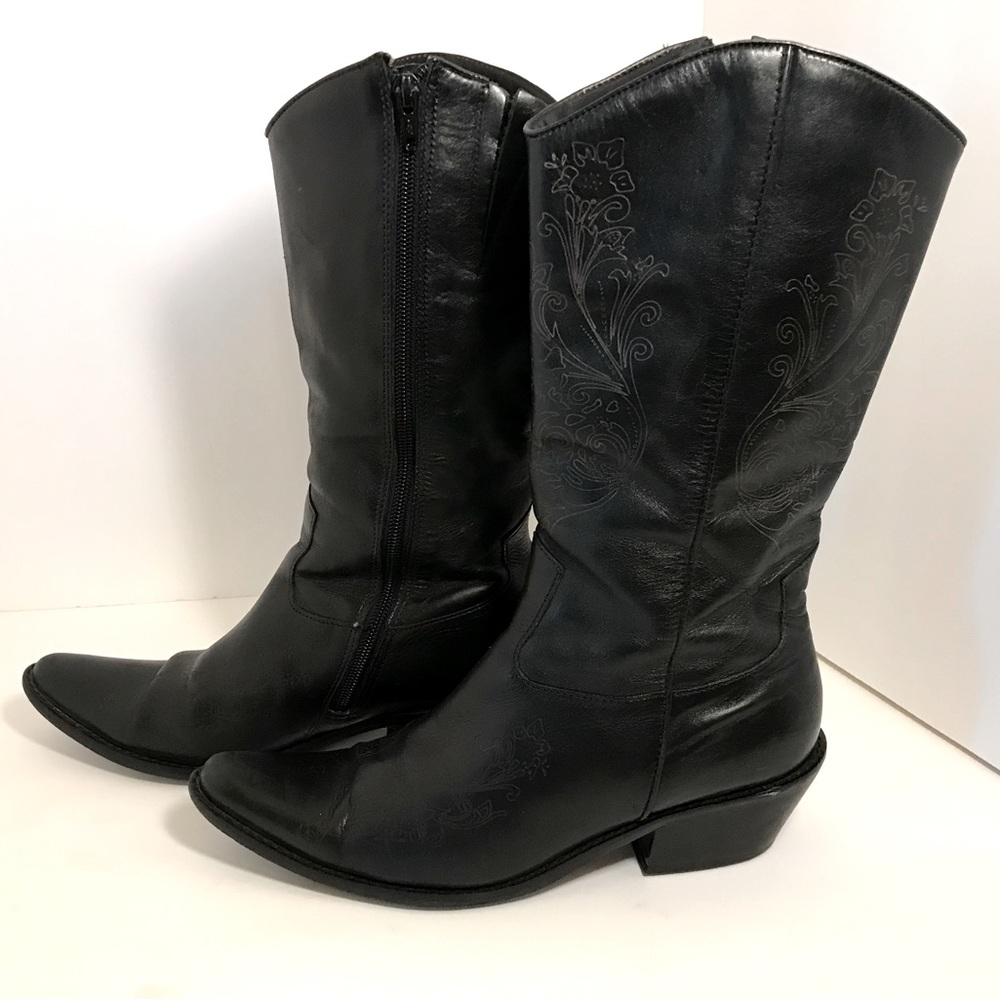Leather Mid-Calf Matisse Cowboy Boots 8